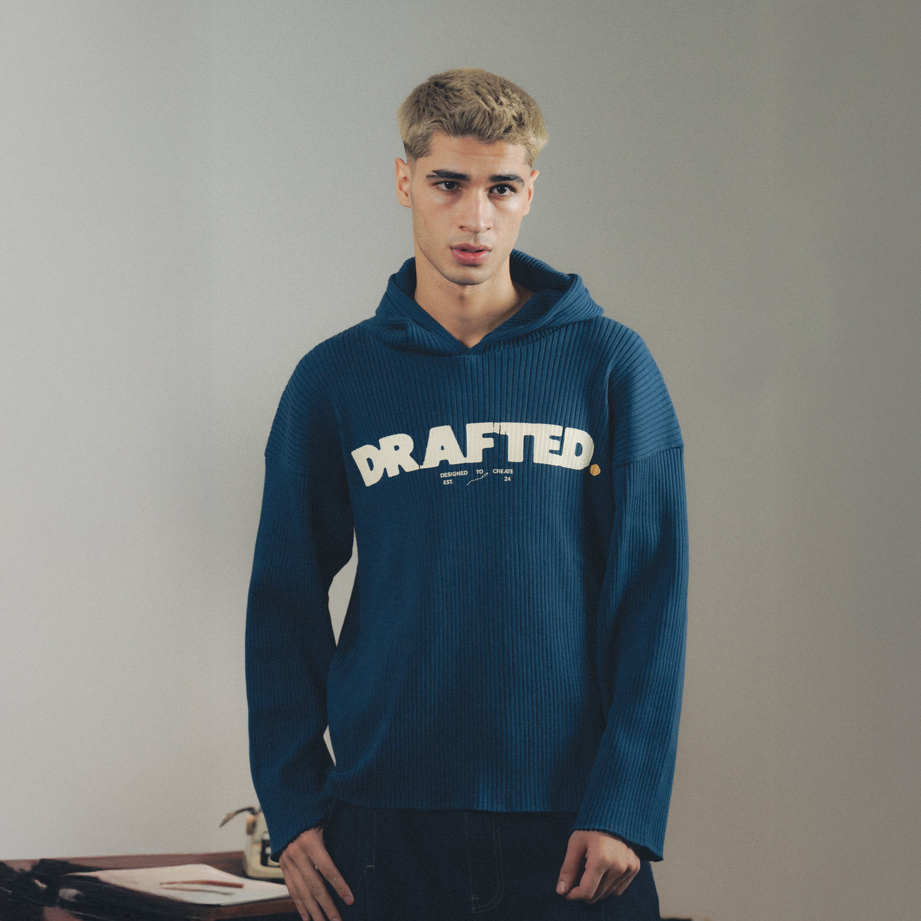Article 064 // DRAFTED Ribbed Hoodie