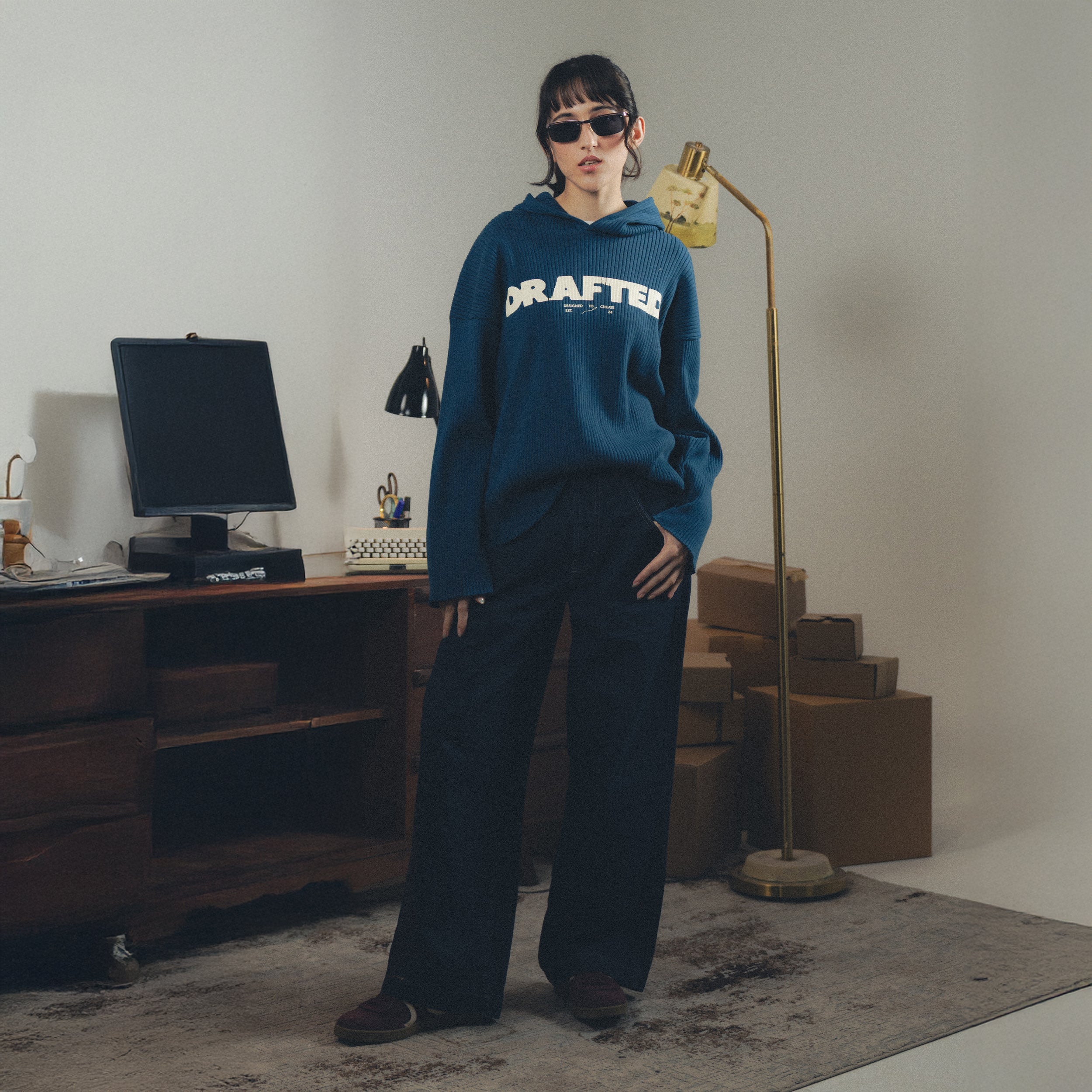 Article 064 // DRAFTED Ribbed Hoodie