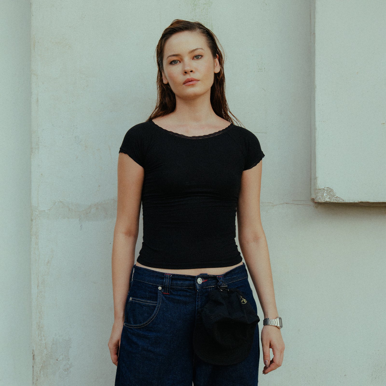 Article 050 // Black Lace Top