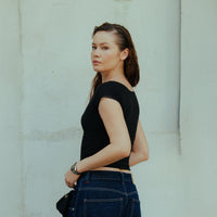 Article 050 // Black Lace Top