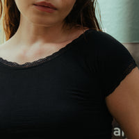 Article 050 // Black Lace Top