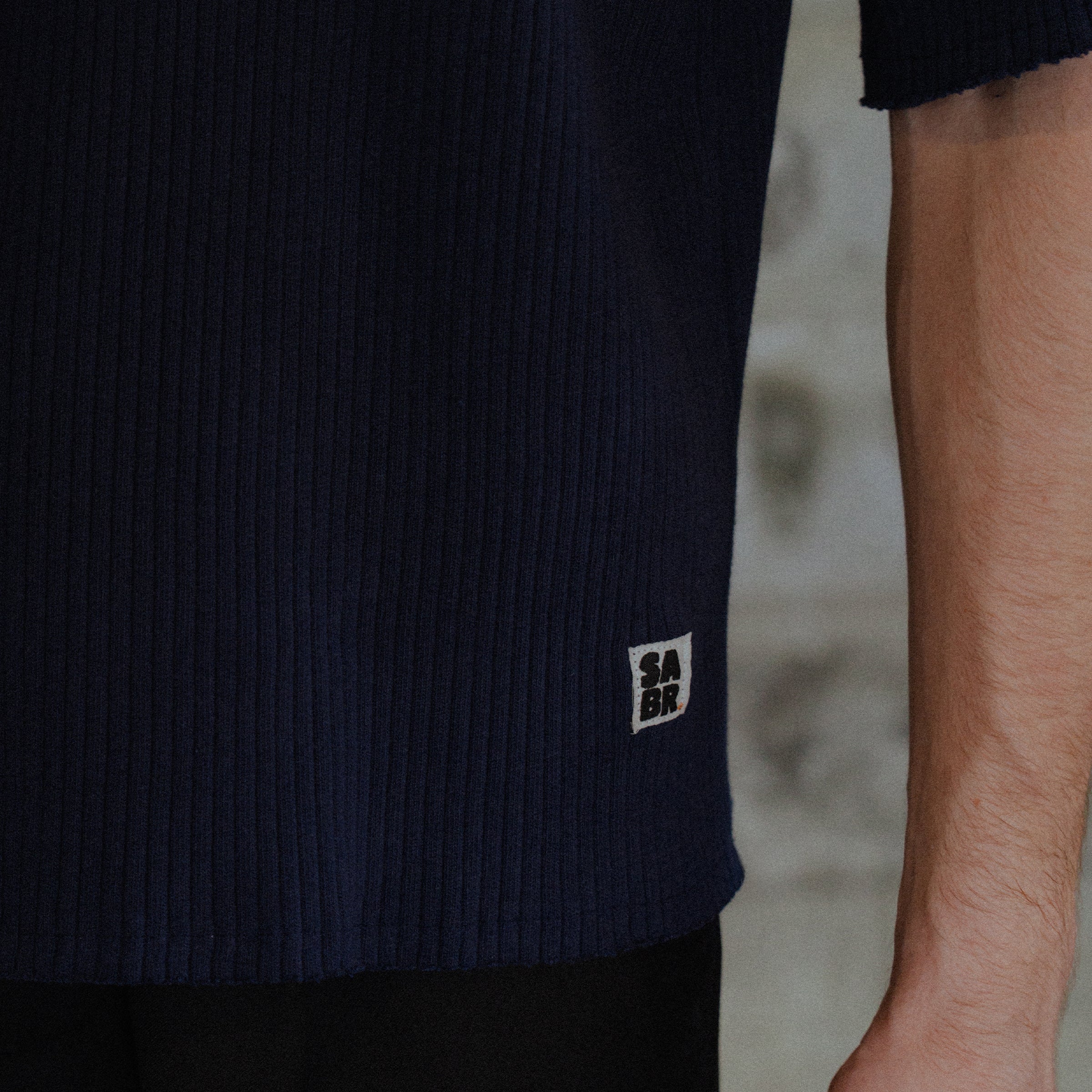 Article 040 // RIB QUARTER ZIP POLO
