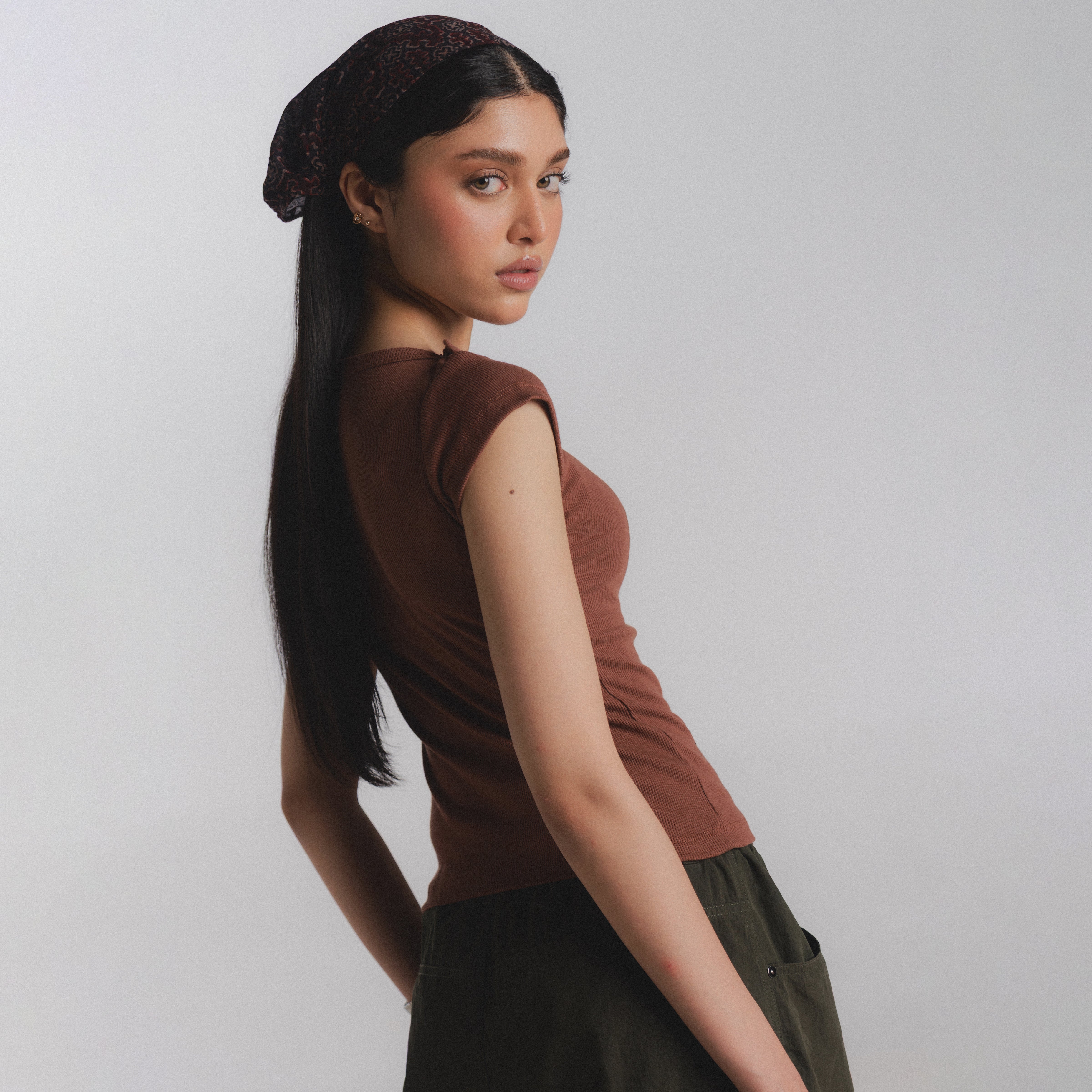 Article 089 // ribbed boatneck top