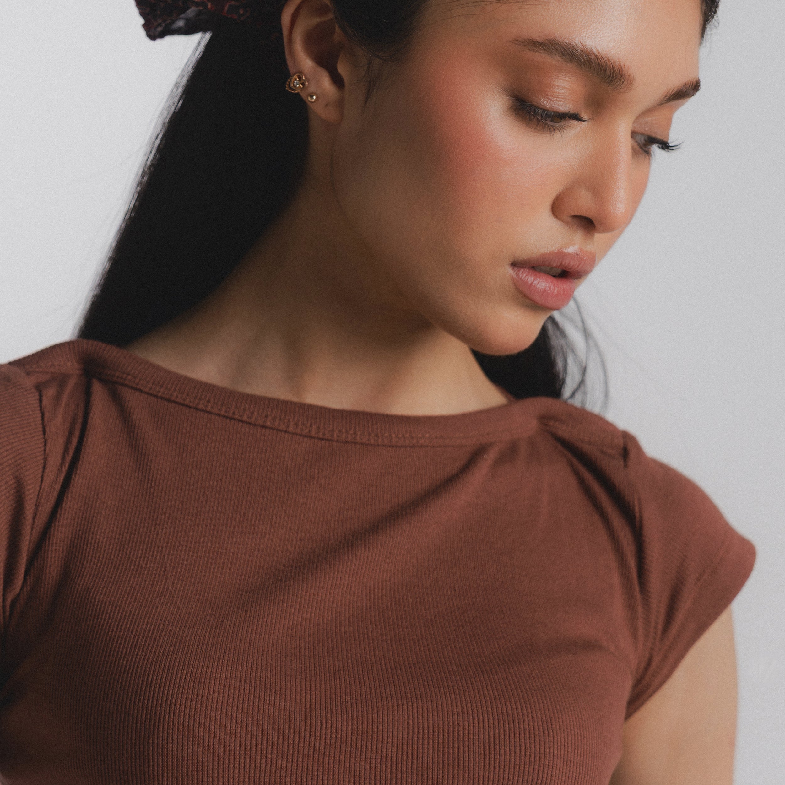Article 089 // ribbed boatneck top