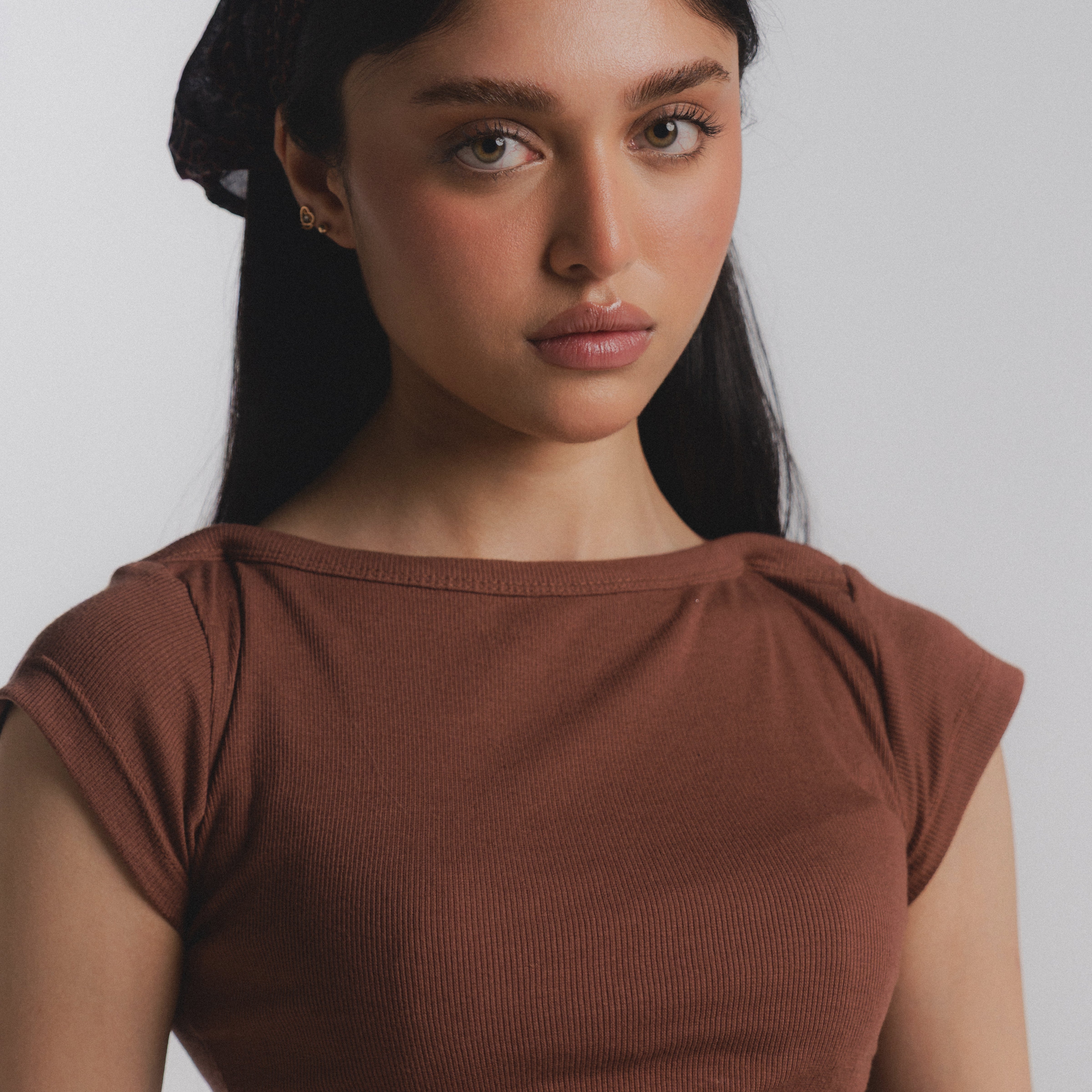 Article 089 // ribbed boatneck top