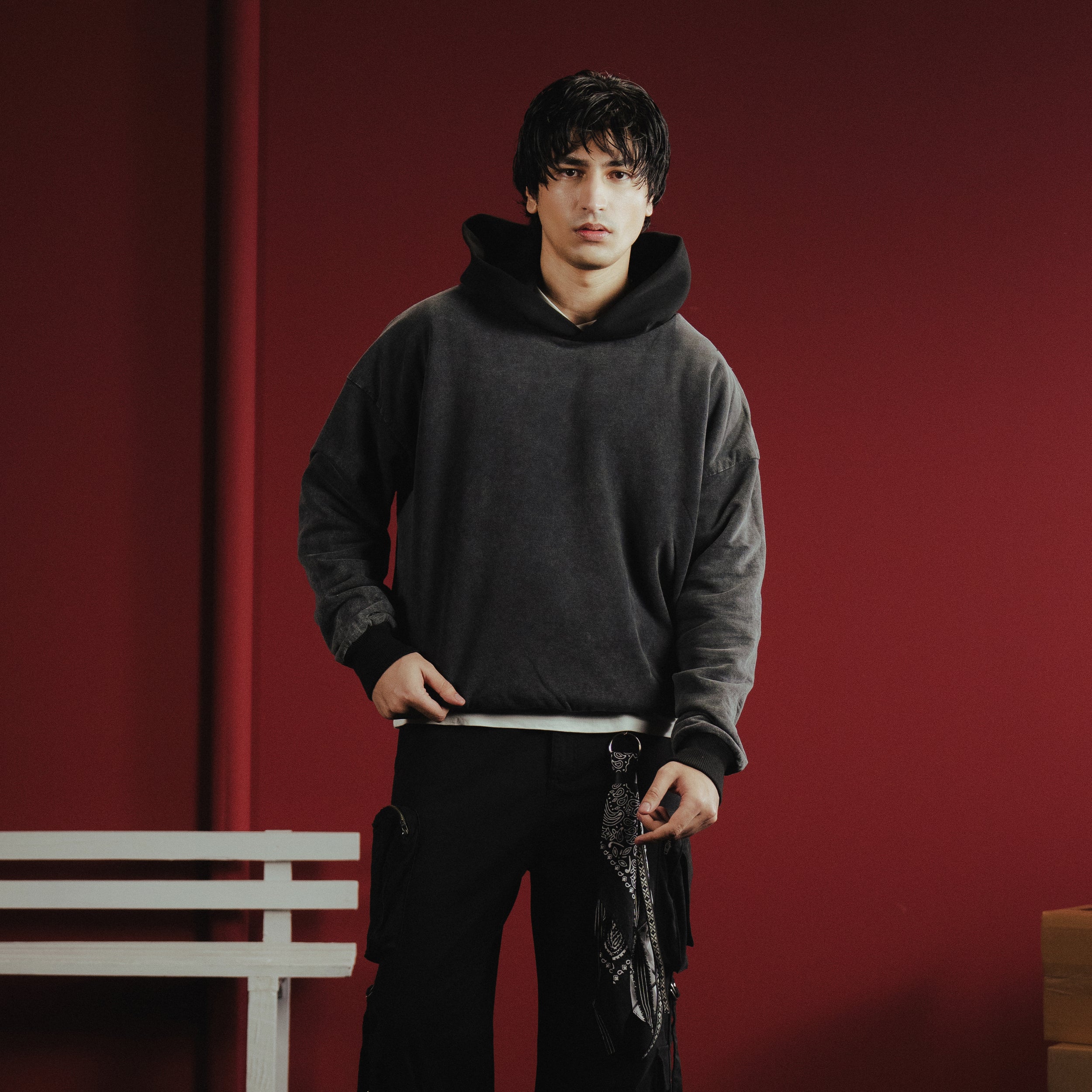 Article 069 // reversible hoodie