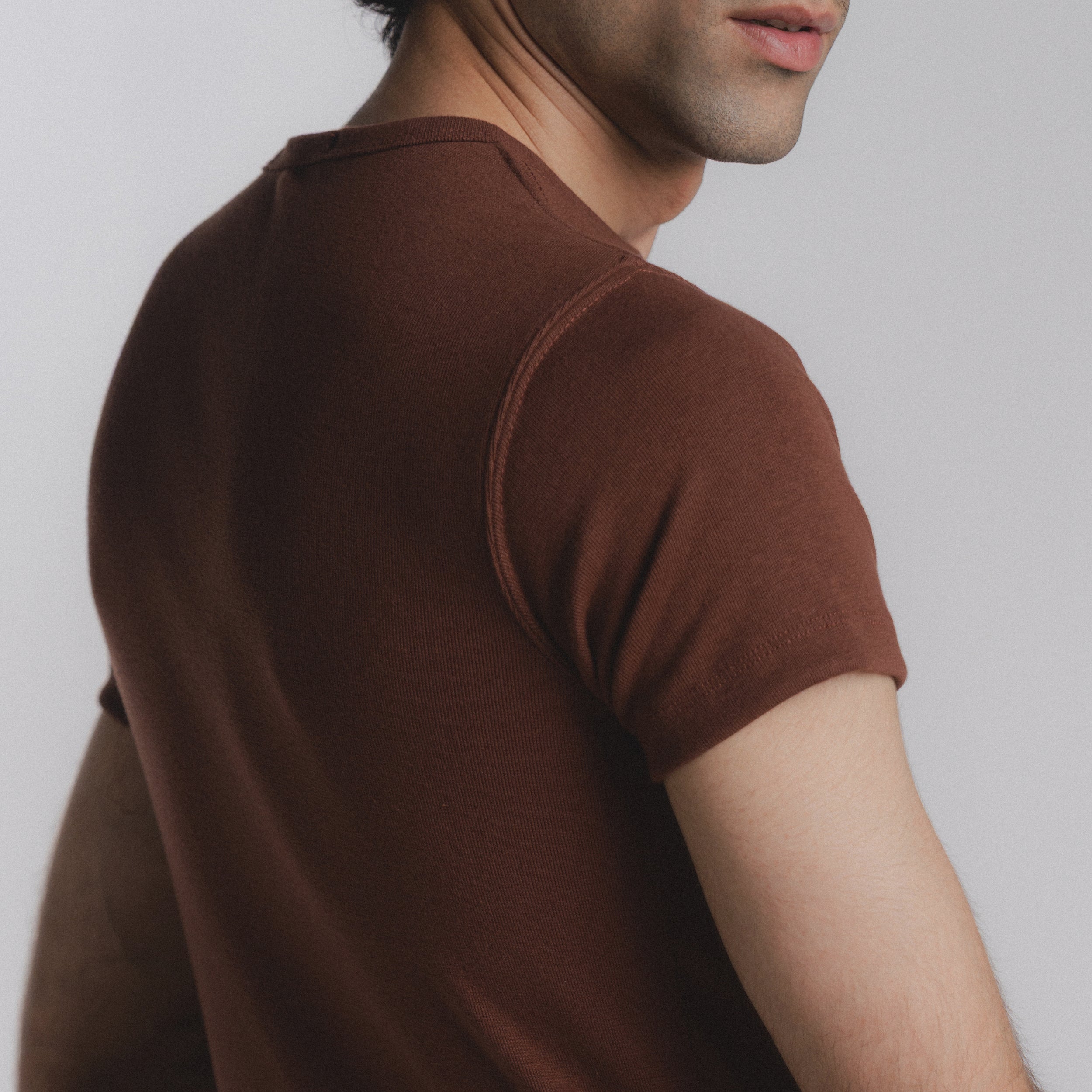 Article 092 // ribbed short sleeve henley