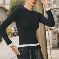 Article 082 // contrast long sleeves