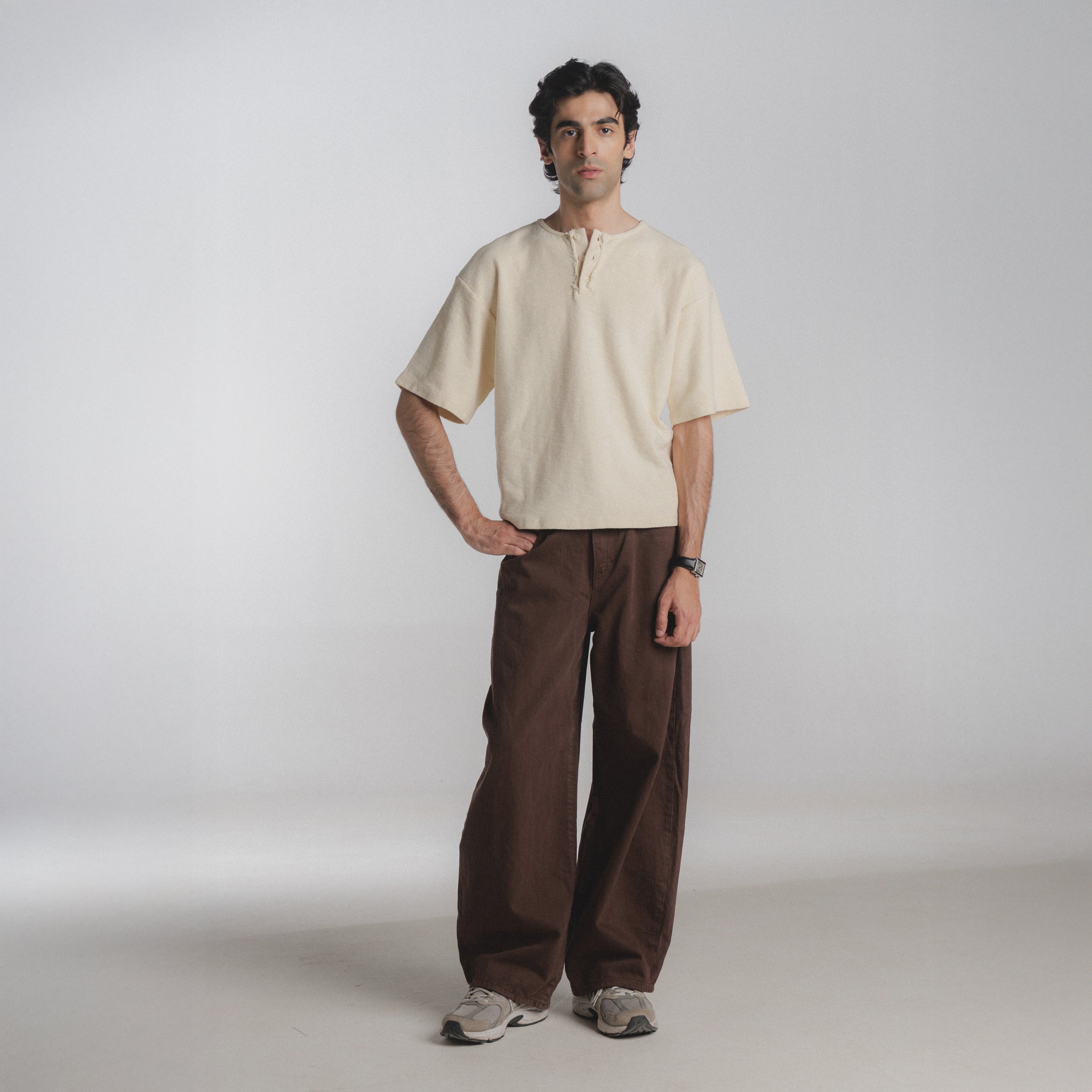 Article 086 // oversized slub henley