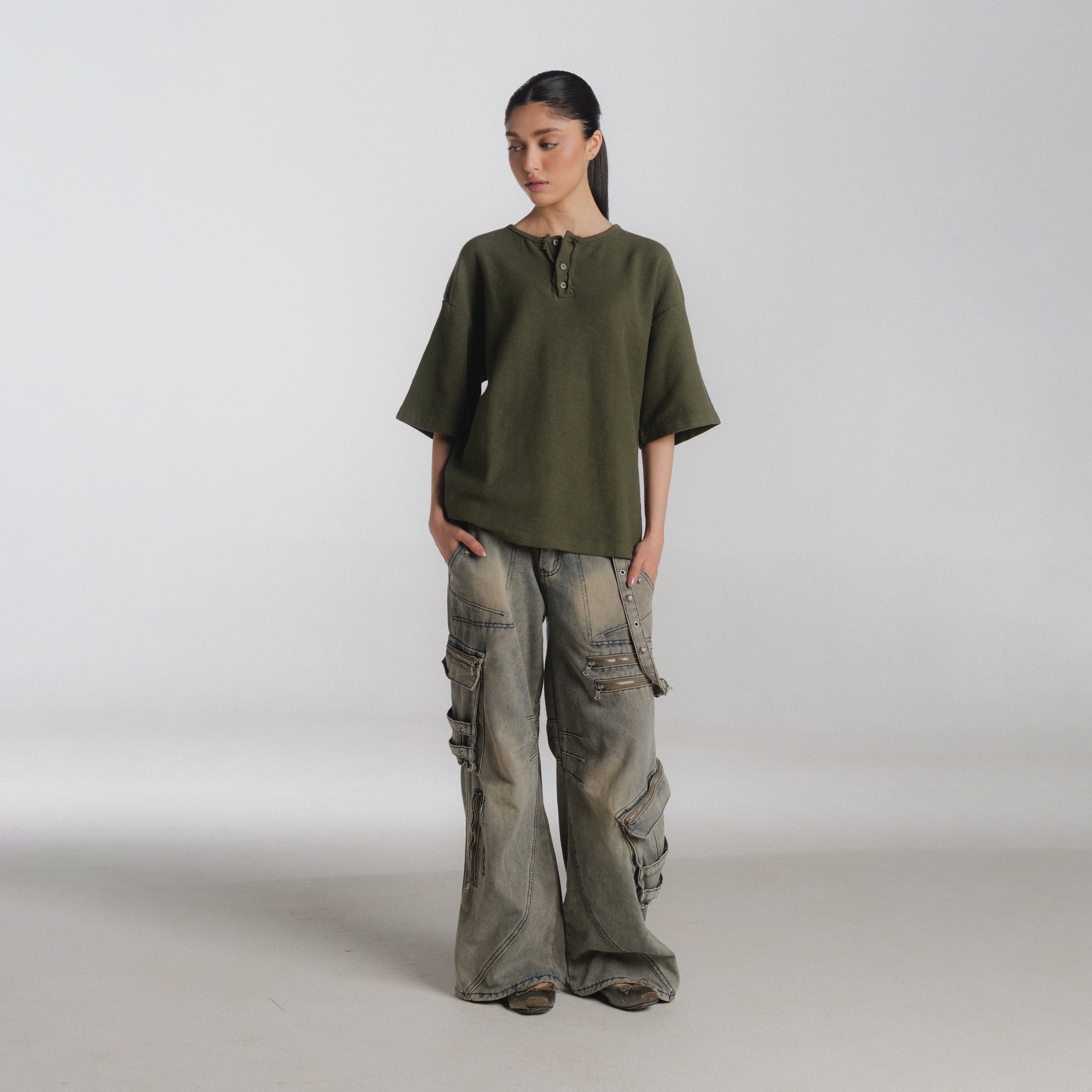 Article 087 // oversized slub henley