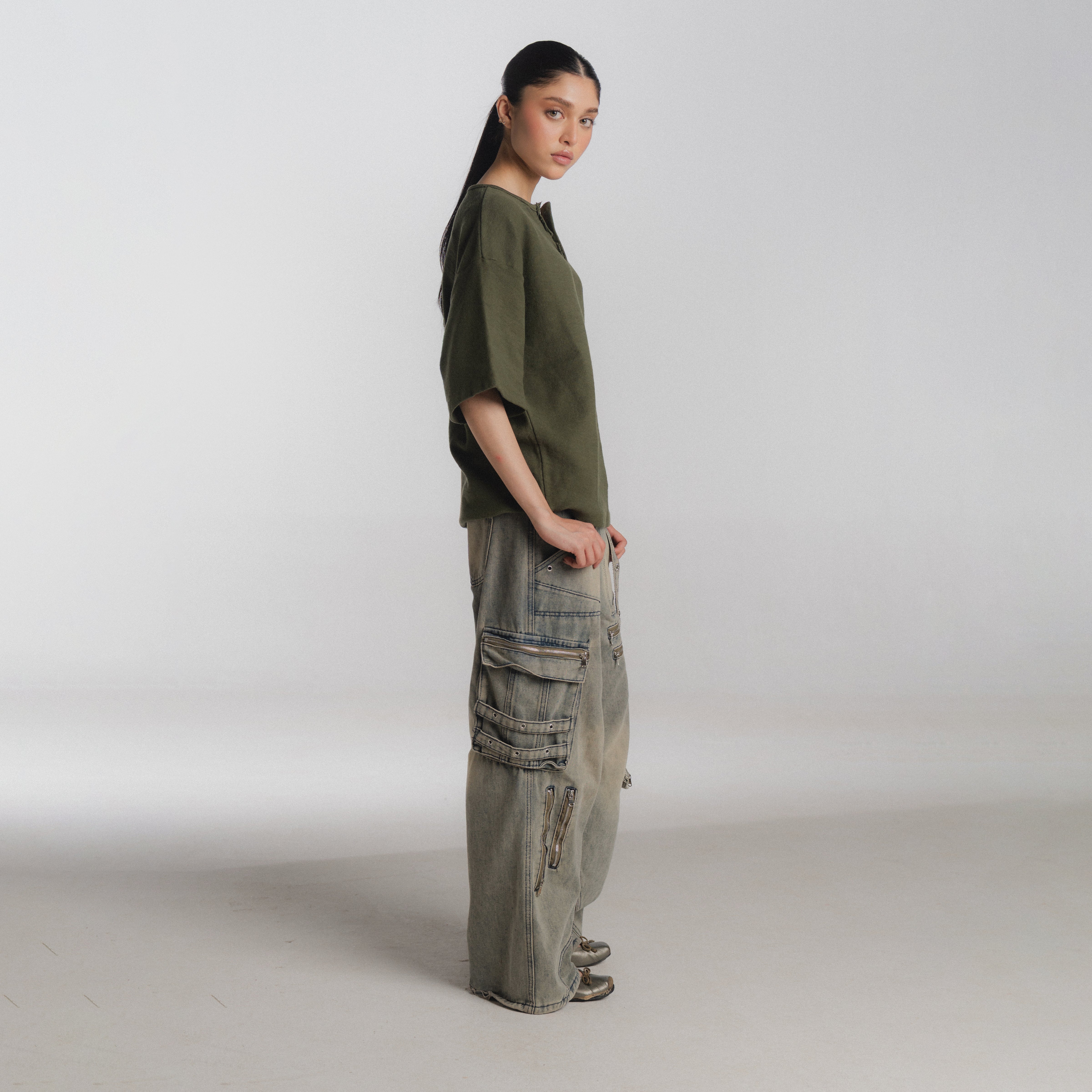 Article 087 // oversized slub henley