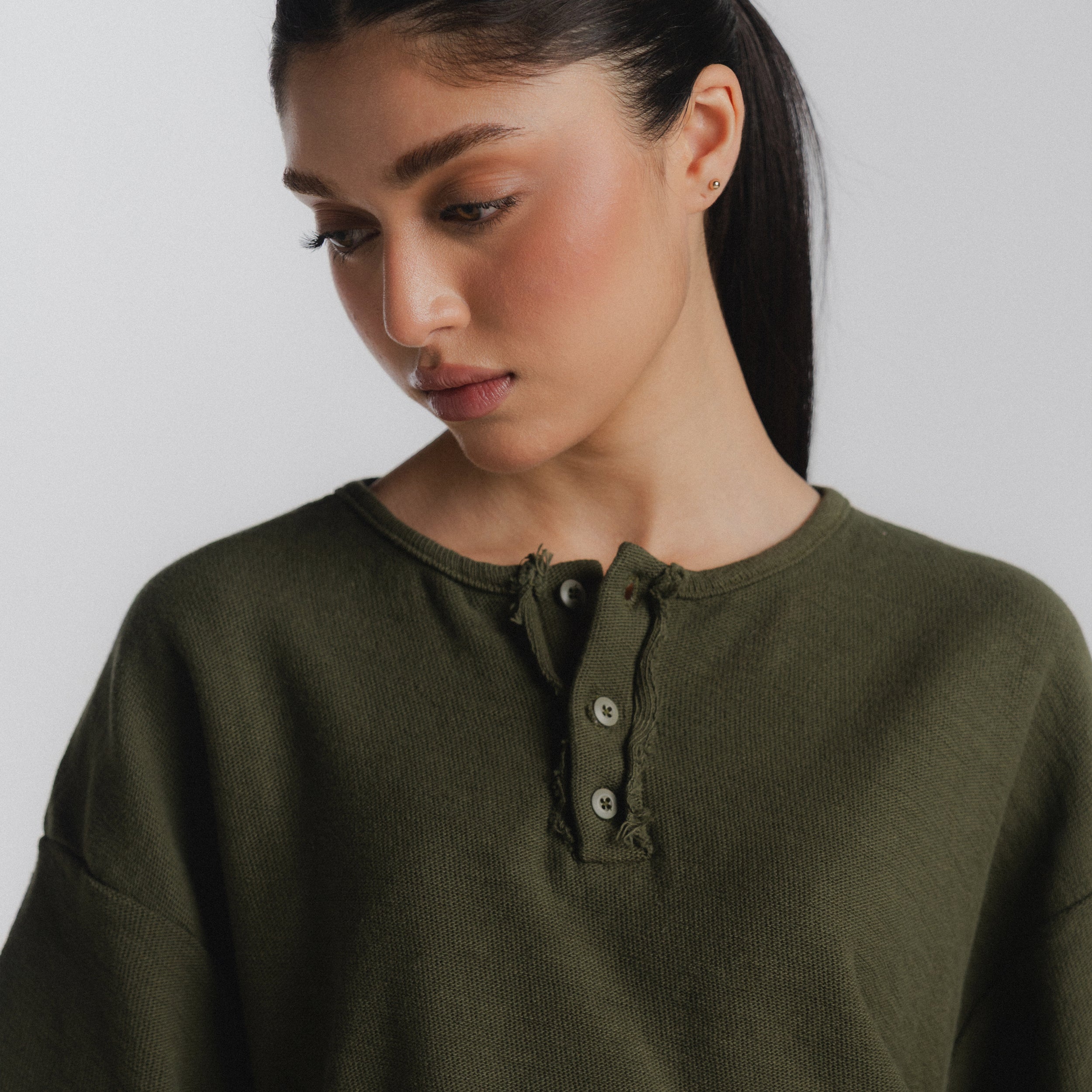 Article 087 // oversized slub henley