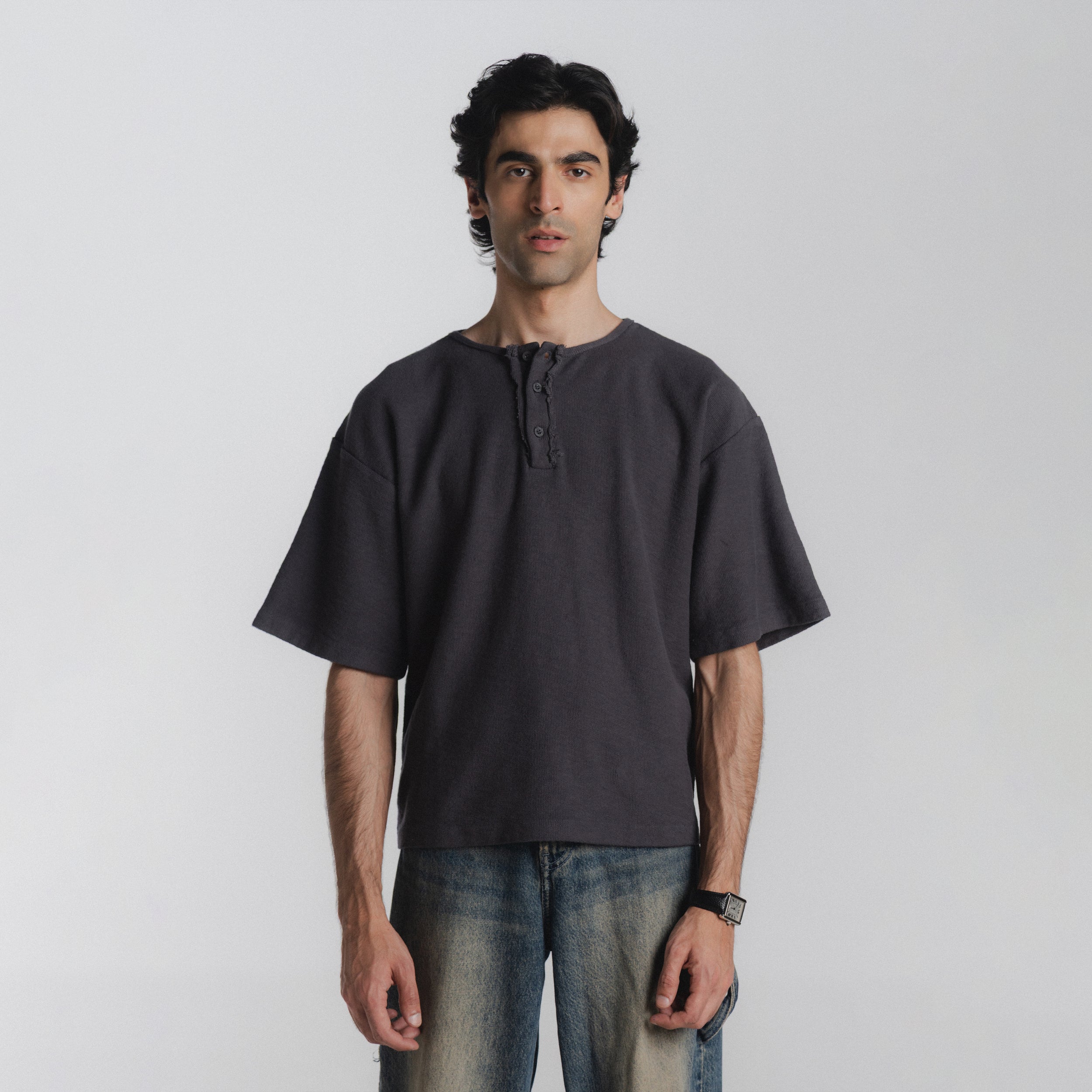 Article 088 // oversized slub henley