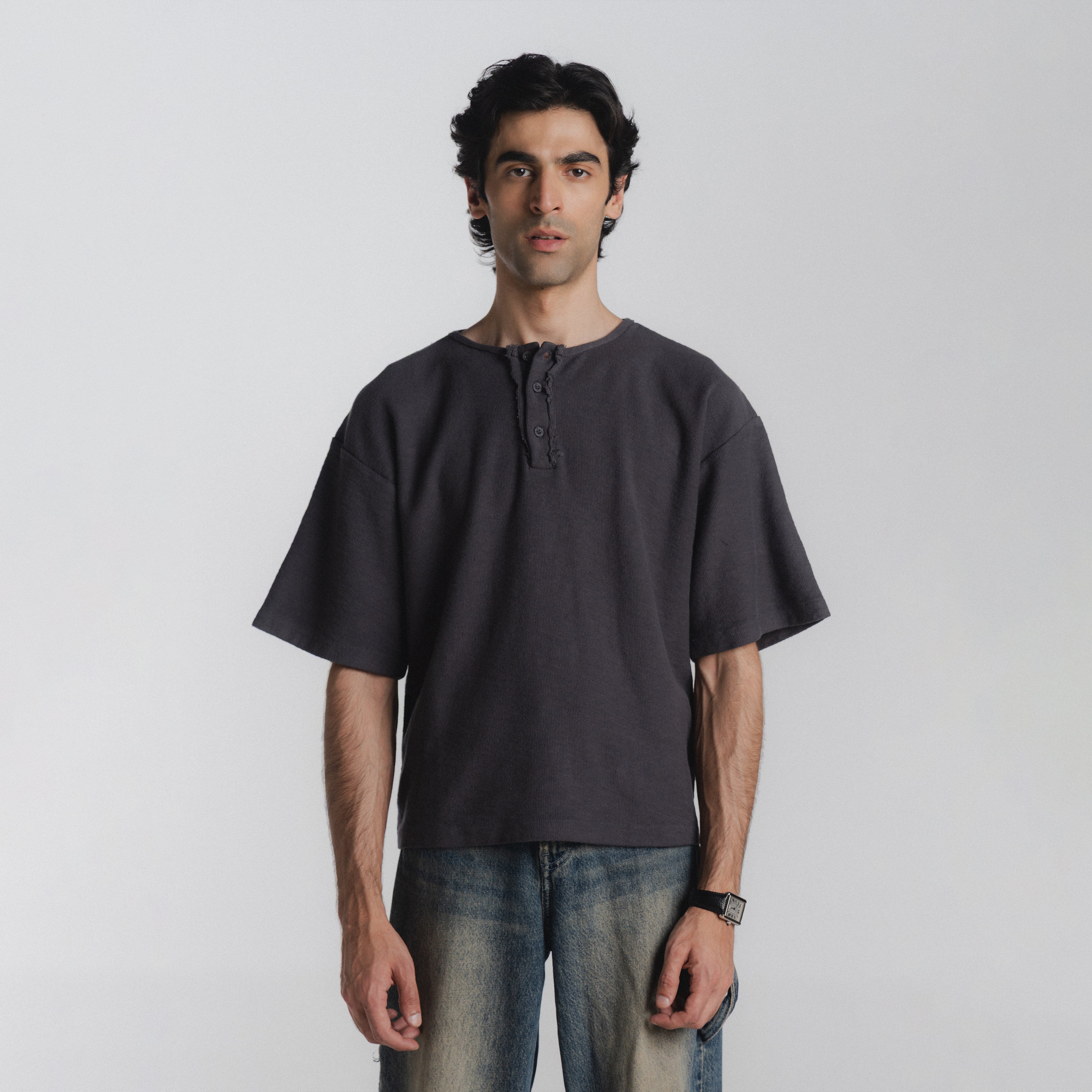 Article 088 // oversized slub henley