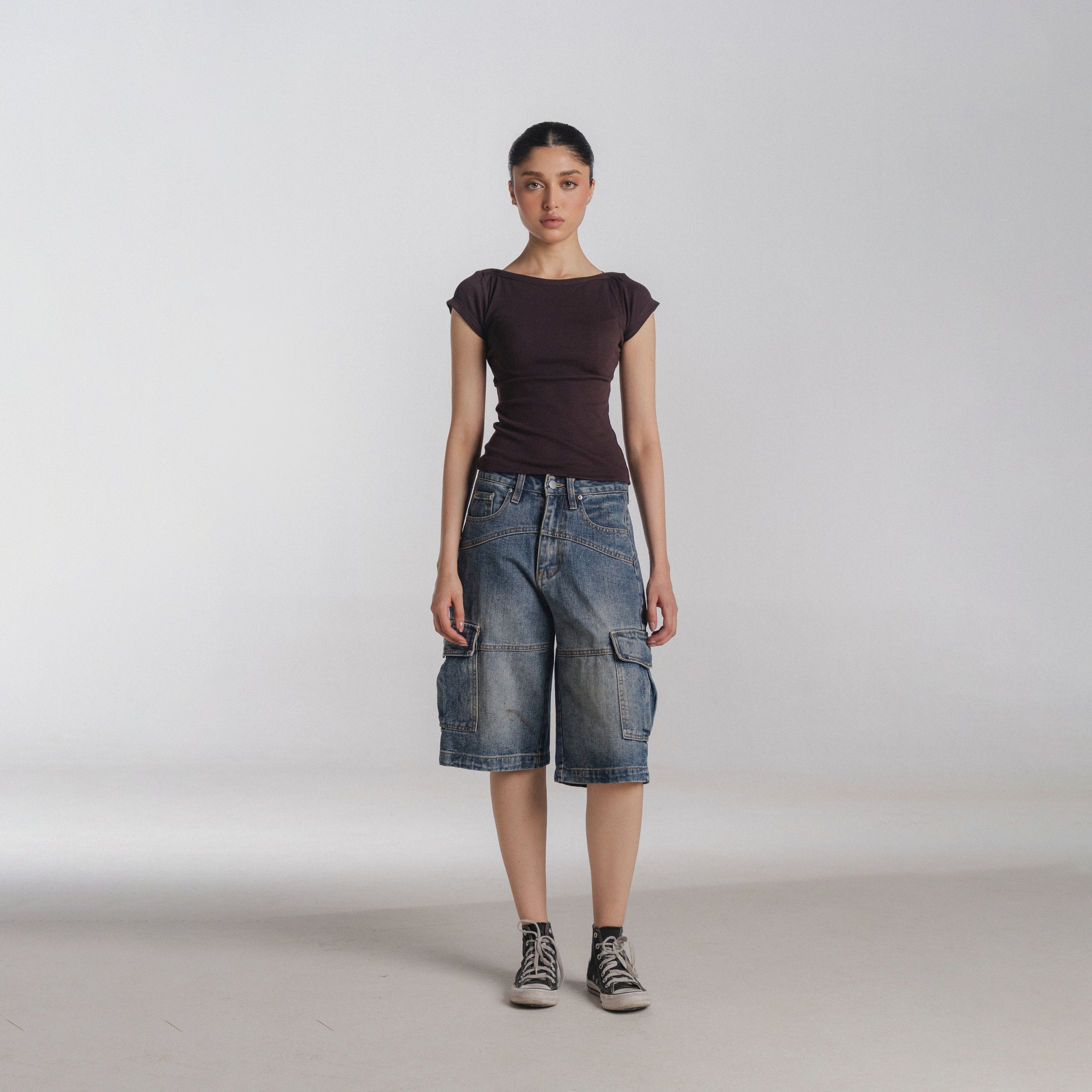 Article 091 // ribbed boatneck top