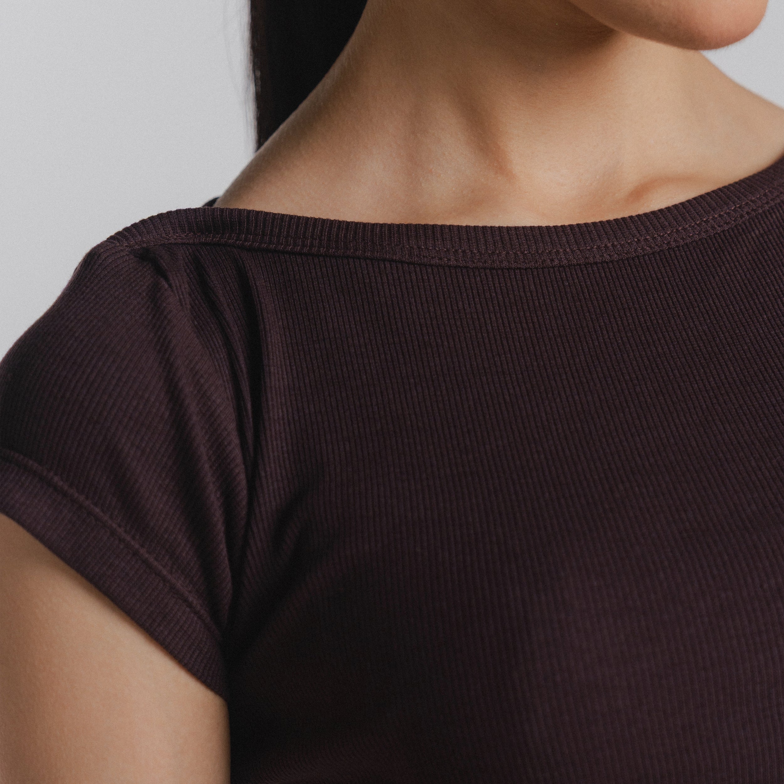 Article 091 // ribbed boatneck top