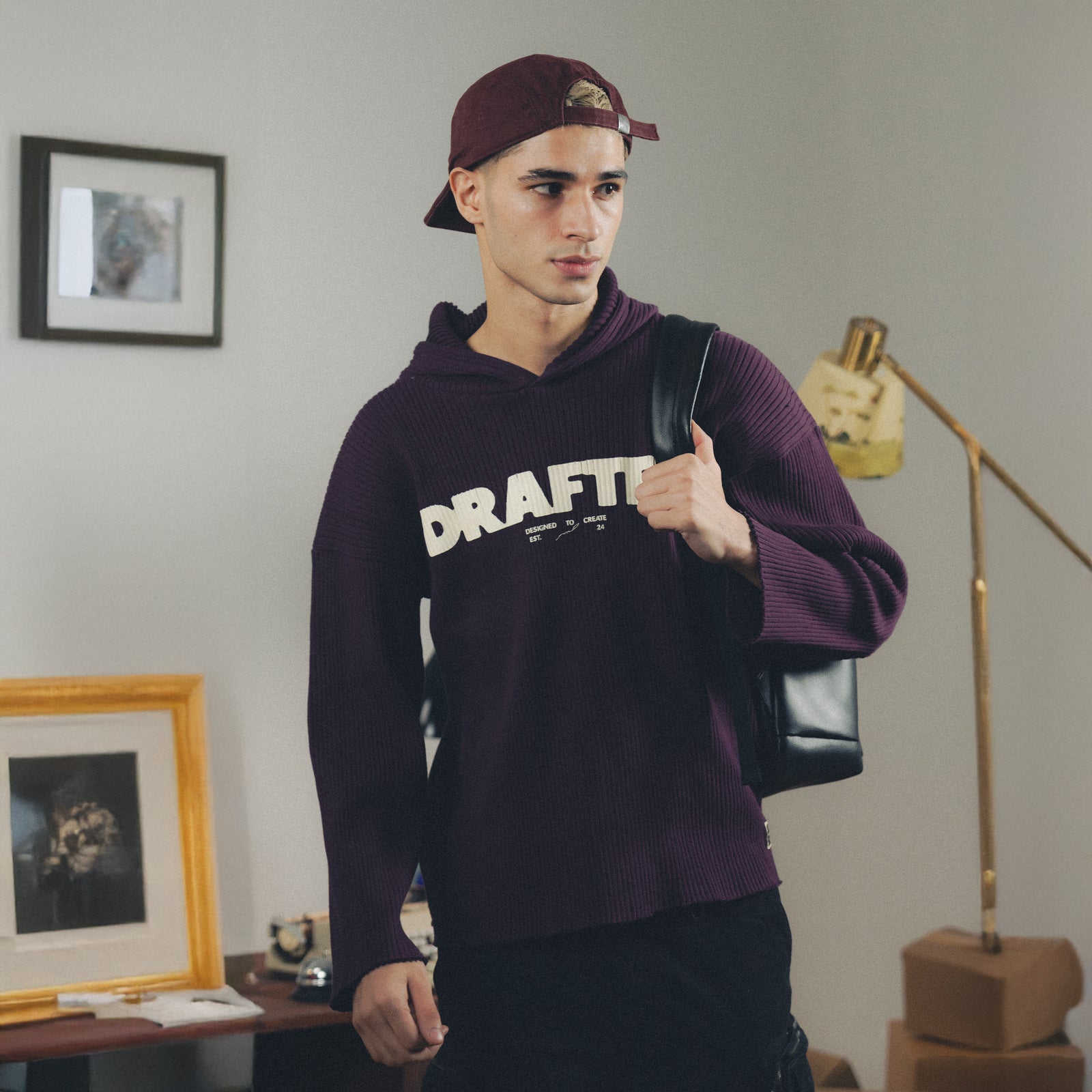 Article 065 // DRAFTED Ribbed Hoodie