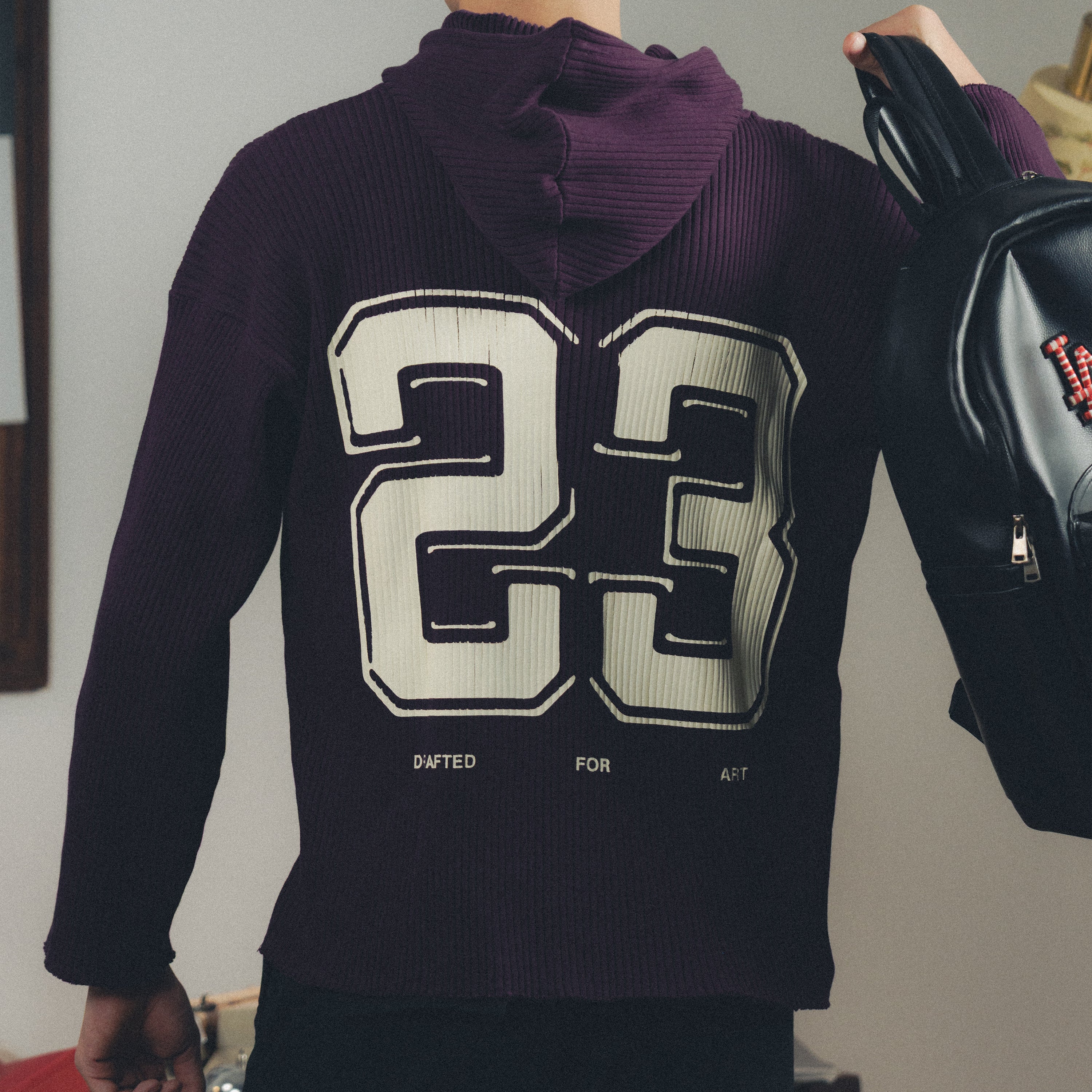 Article 065 // DRAFTED Ribbed Hoodie