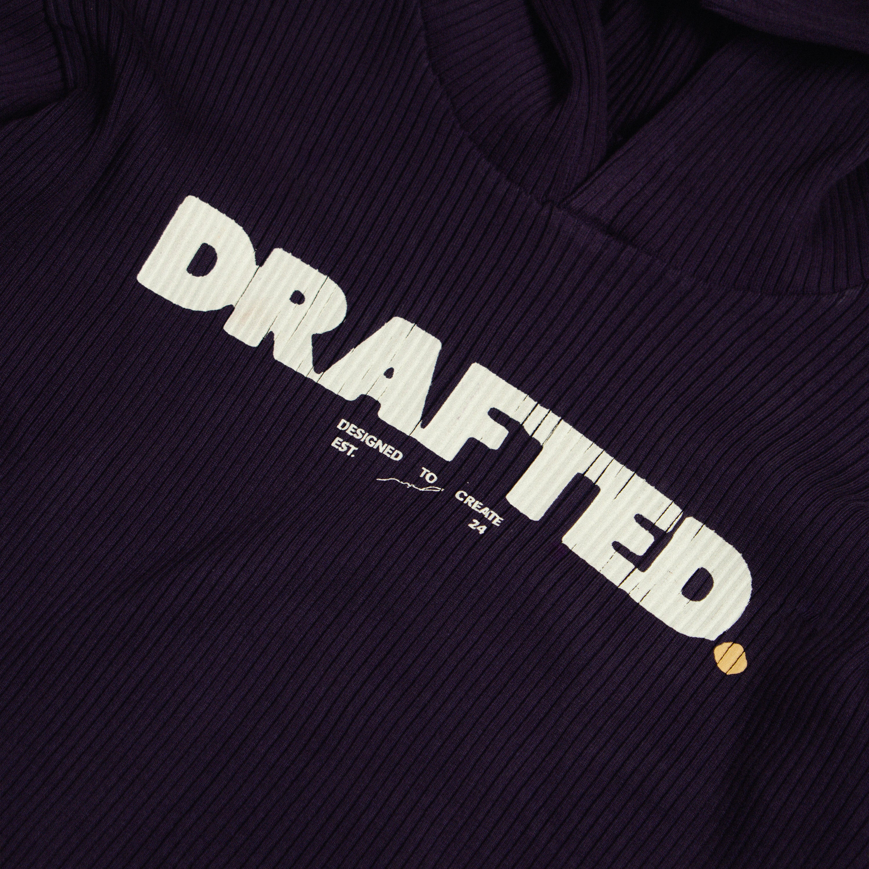 Article 065 // DRAFTED Ribbed Hoodie